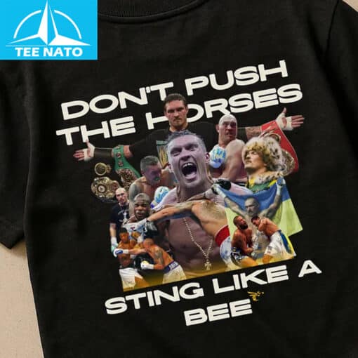 Oleksandr Usyk Dont Push The Horses Shirt - Image 4