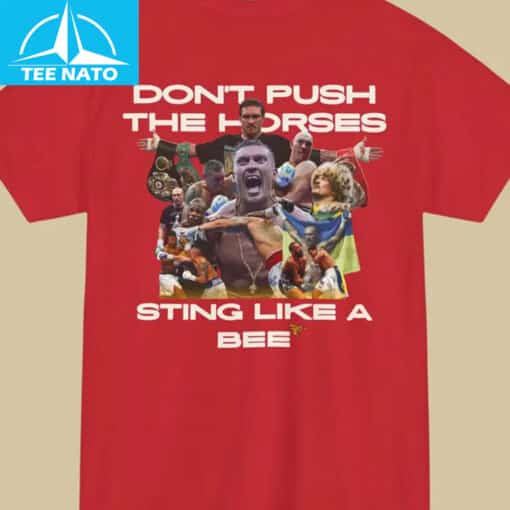 Oleksandr Usyk Dont Push The Horses Shirt - Image 6