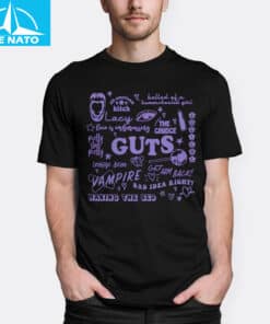 Olivia Rodrigo Guts Songs Shirt3
