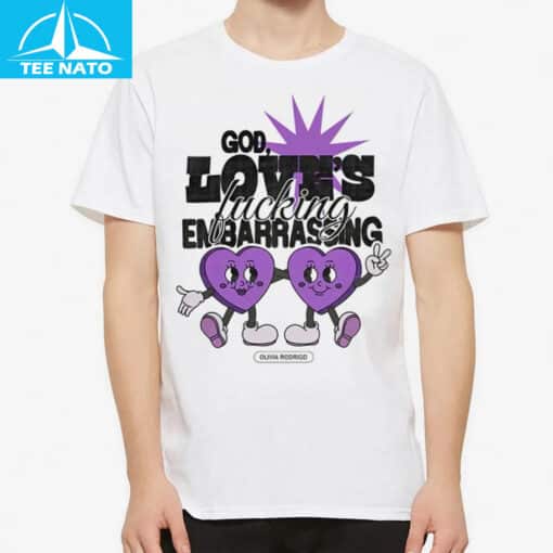 Olivia Rodrigo Love Is Embarrassing T-Shirt - Image 3