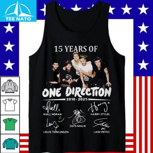 One Direction 15 Years 2010-2025 Shirt - Image 5