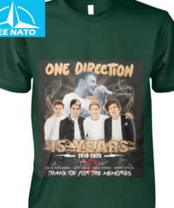 One Direction 15 Years 2010 2025 Thank You For The Memories Shirt2 1