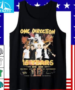 One Direction 15 Years 2010 2025 Thank You For The Memories Shirt4