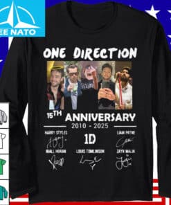 One Direction 15th Anniversary 2010 2025 Signatures Shirt2