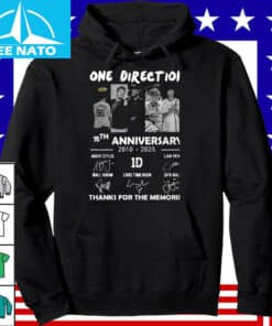 One Direction 15th Anniversary 2010 2025 Thanks For The Memories Signatures Shirt3