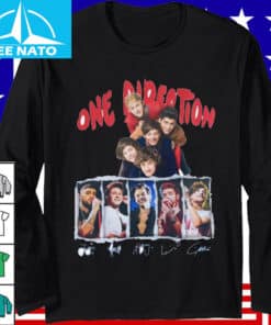 One Direction Group Photos Signatures Shirt2