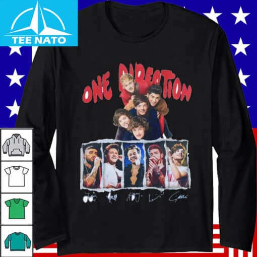One Direction Group Photos Signatures Shirt - Image 3
