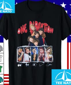 One Direction Group Photos Signatures Shirt3