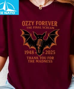Ozzy Forever The Final Scream 1948-2025 Thank You For The Madness Shirt