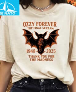 Ozzy Forever The Final Scream 1948 2025 Thank You For The Madness Shirt2