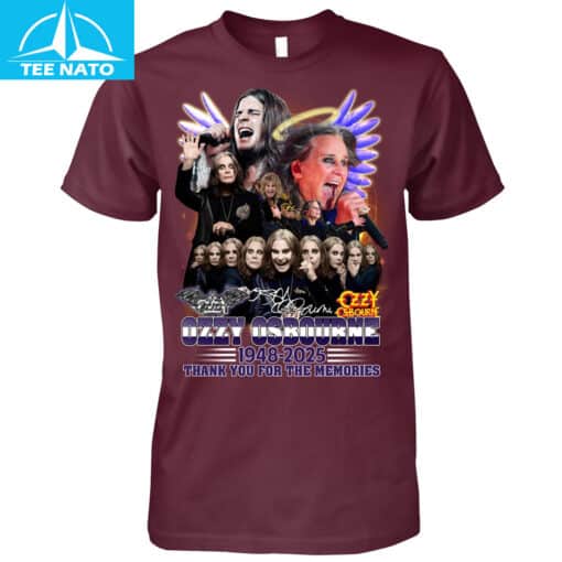 Ozzy Osbourne 1948-2025 Thank You For The Memories Shirt - Image 3