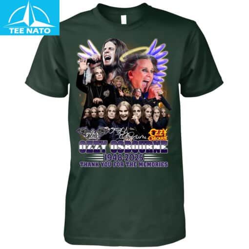 Ozzy Osbourne 1948-2025 Thank You For The Memories Shirt - Image 4