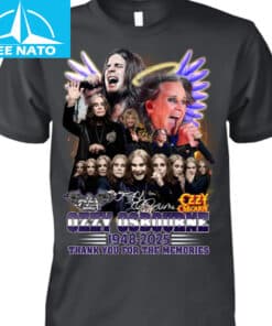 Ozzy Osbourne 1948-2025 Thank You For The Memories Tribute Shirt
