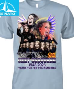 Ozzy Osbourne 1948 2025 Thank You For The Memories Tribute Shirt3