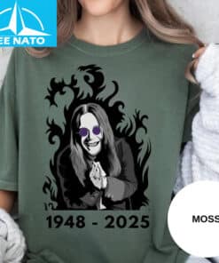 Ozzy Osbourne 1948-2025 Tribute Shirt