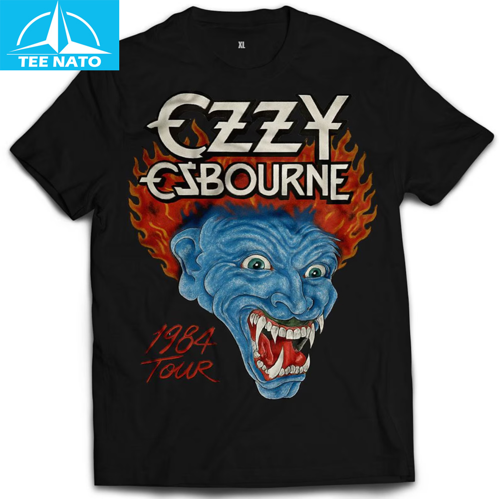 Ozzy Osbourne 1984 Tour Werewolf Flame Shirt