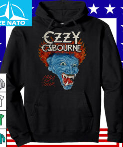 Ozzy Osbourne 1984 Tour Werewolf Flame Shirt4