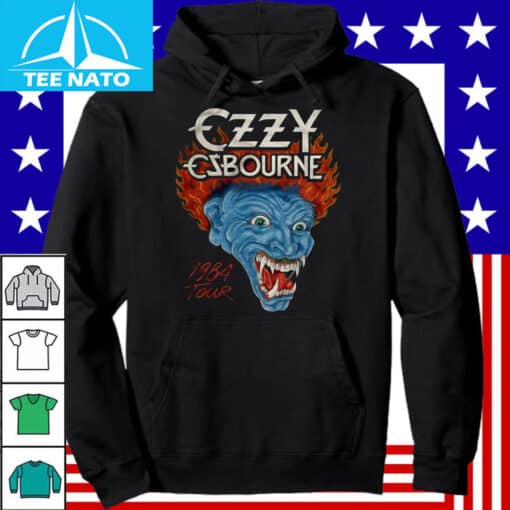 Ozzy Osbourne 1984 Tour Werewolf Flame Shirt - Image 5