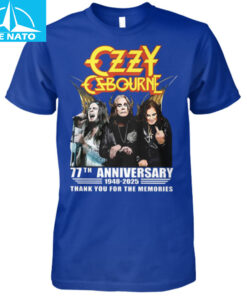 Ozzy Osbourne 77th Anniversary 1948 2025 Thank You For The Memories Fan Shirt4