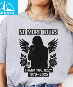 Ozzy Osbourne Angel Wings Silhouette Top Shirt1