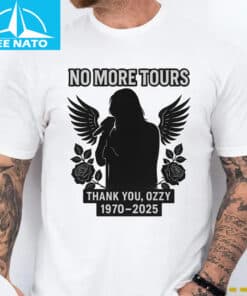 Ozzy Osbourne Angel Wings Silhouette Top Shirt2