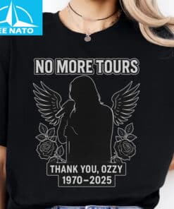 Ozzy Osbourne Angel Wings Silhouette Top Shirt3