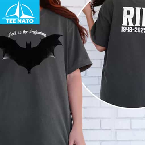 Ozzy Osbourne Bat Wing Memorial Shirt - Image 3