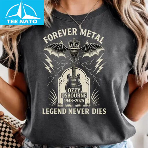 Ozzy Osbourne Forever Metal Legend Never Dies Shirt - Image 2