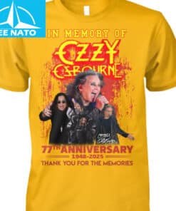 Ozzy Osbourne In Memory Of 77th Anniversary 1948 2025 Shirt2