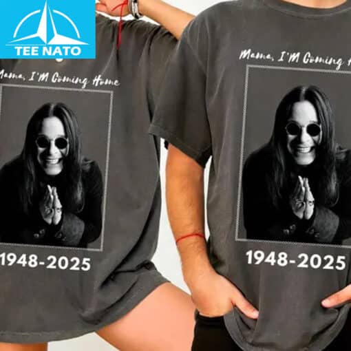Ozzy Osbourne Mama I'm Coming Home 1948-2025 Memorial Shirt - Image 2