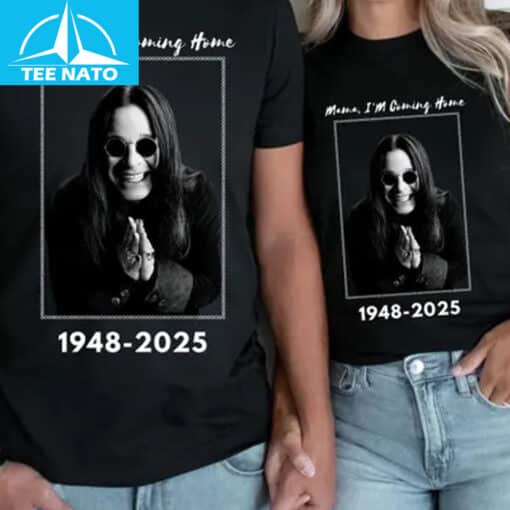 Ozzy Osbourne Mama I'm Coming Home 1948-2025 Memorial Shirt - Image 3