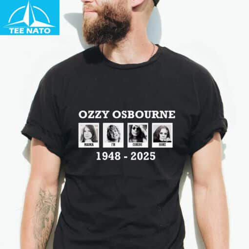 Ozzy Osbourne Mama I'm Coming Home 1948-2025 Tribute Shirt