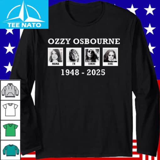 Ozzy Osbourne Mama I'm Coming Home 1948-2025 Tribute Shirt - Image 4