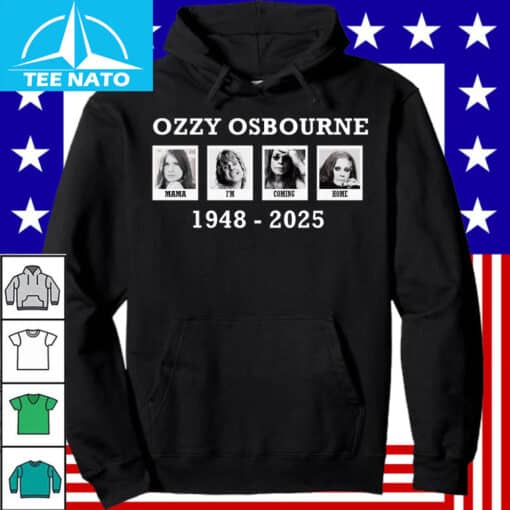 Ozzy Osbourne Mama I'm Coming Home 1948-2025 Tribute Shirt - Image 5