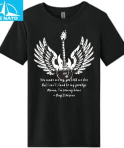 Ozzy Osbourne Mama I'm Coming Home Guitar Wings Lyric Shirt
