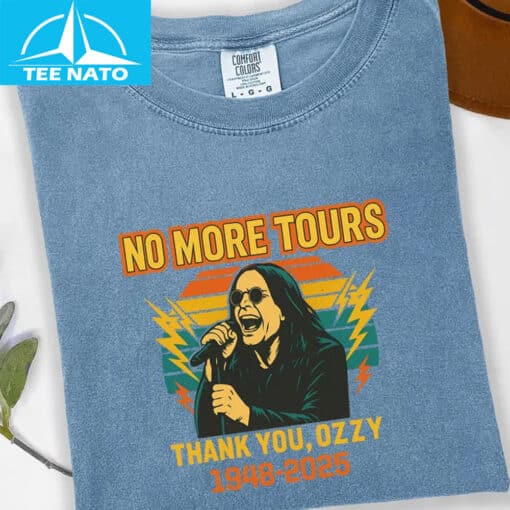 Ozzy Osbourne No More Tours 1948–2025 Tribute Shirt