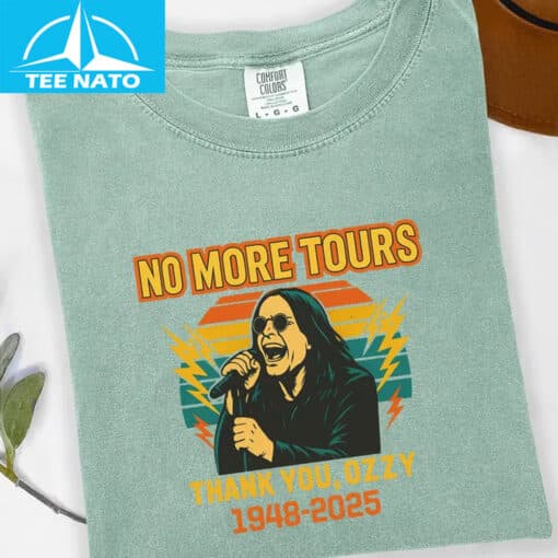 Ozzy Osbourne No More Tours 1948–2025 Tribute Shirt - Image 2
