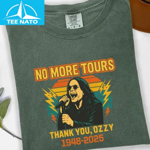 Ozzy Osbourne No More Tours 1948–2025 Tribute Shirt - Image 3