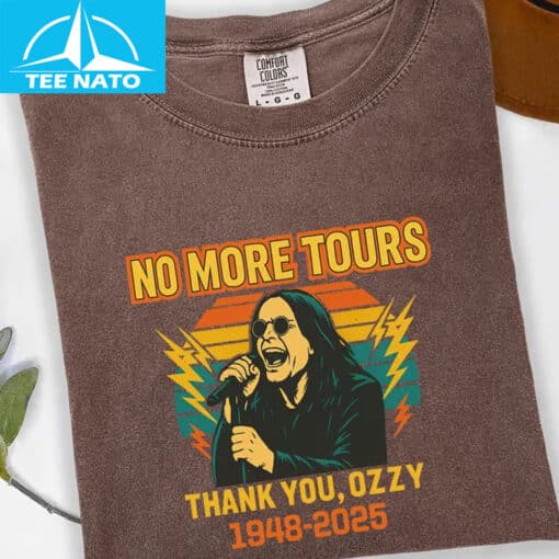 Ozzy Osbourne No More Tours 1948–2025 Tribute Shirt - Image 4