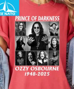 Ozzy Osbourne Prince of Darkness 1948 2025 Black Sabbath Shirt5