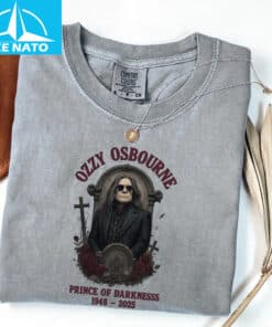 Ozzy Osbourne Prince of Darkness 1948 2025 Memorial Shirt 3
