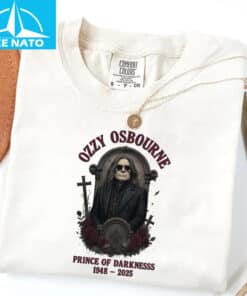 Ozzy Osbourne Prince of Darkness 1948 2025 Memorial Shirt 4