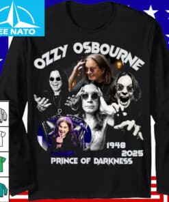 Ozzy Osbourne Prince of Darkness 1948 2025 Photo Collage Shirt2