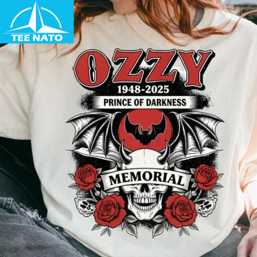 Ozzy Osbourne Prince of Darkness 1948-2025 Shirt