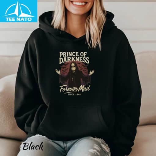 Ozzy Osbourne Prince of Darkness Forever Mad Since 1948 Shirt - Image 3