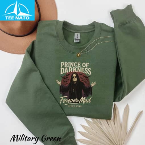 Ozzy Osbourne Prince of Darkness Forever Mad Since 1948 Shirt - Image 5