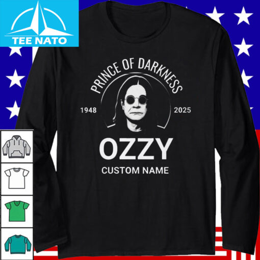 Ozzy Osbourne Prince of Darkness Memorial Shirt - Image 4