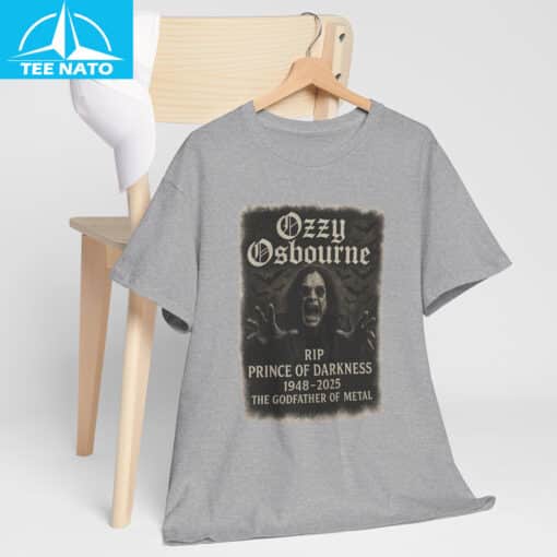 Ozzy Osbourne RIP Prince of Darkness 1948-2025 Godfather of Metal Shirt - Image 4