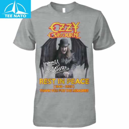Ozzy Osbourne Rest In Peace 1948-2025 Thank You For The Memories Shirt - Image 5