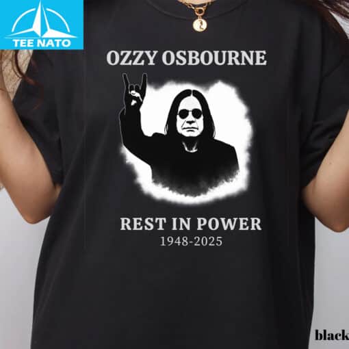 Ozzy Osbourne Rest In Power 1948-2025 Memorial Shirt - Image 3